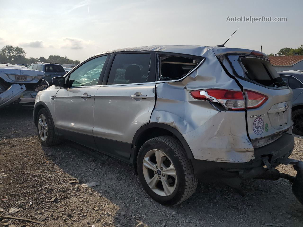 2015 Ford Escape Se Silver vin: 1FMCU0GX8FUB02678