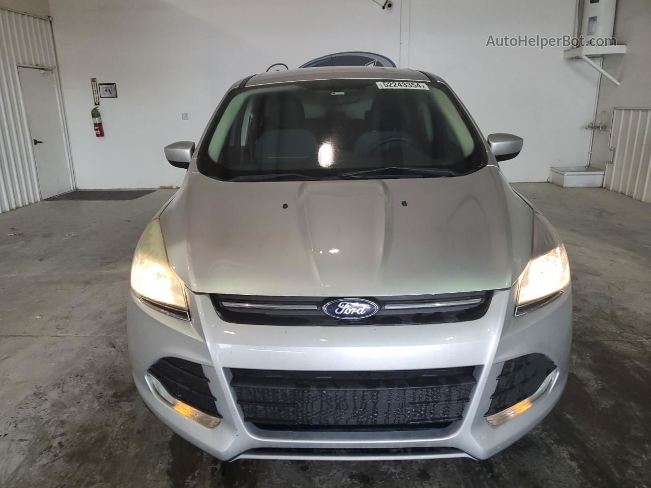 2015 Ford Escape Se Silver vin: 1FMCU0GX8FUB06259