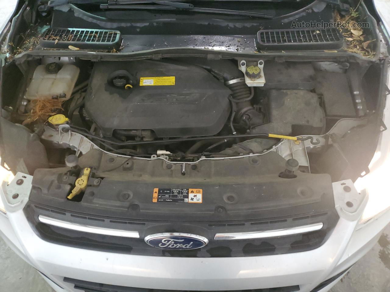 2015 Ford Escape Se Silver vin: 1FMCU0GX8FUB06259