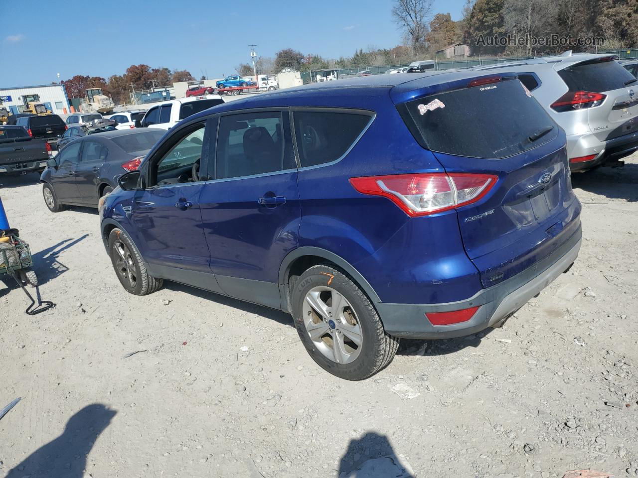 2015 Ford Escape Se Синий vin: 1FMCU0GX8FUB33722