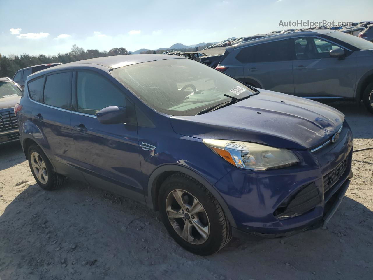 2015 Ford Escape Se Синий vin: 1FMCU0GX8FUB33722