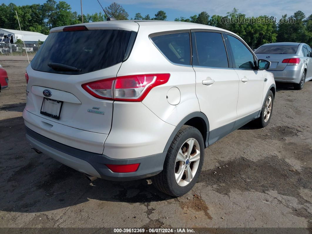 2015 Ford Escape Se White vin: 1FMCU0GX8FUB89353