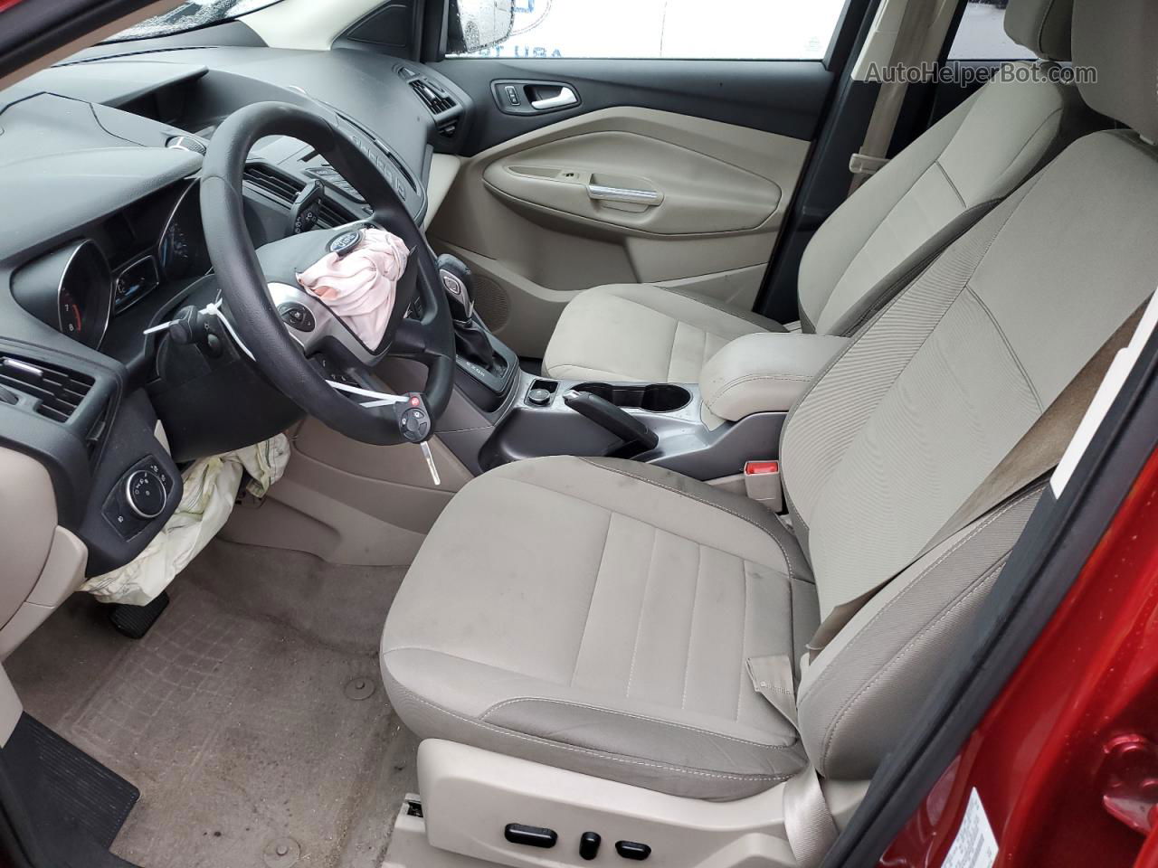 2015 Ford Escape Se Темно-бордовый vin: 1FMCU0GX8FUC21153