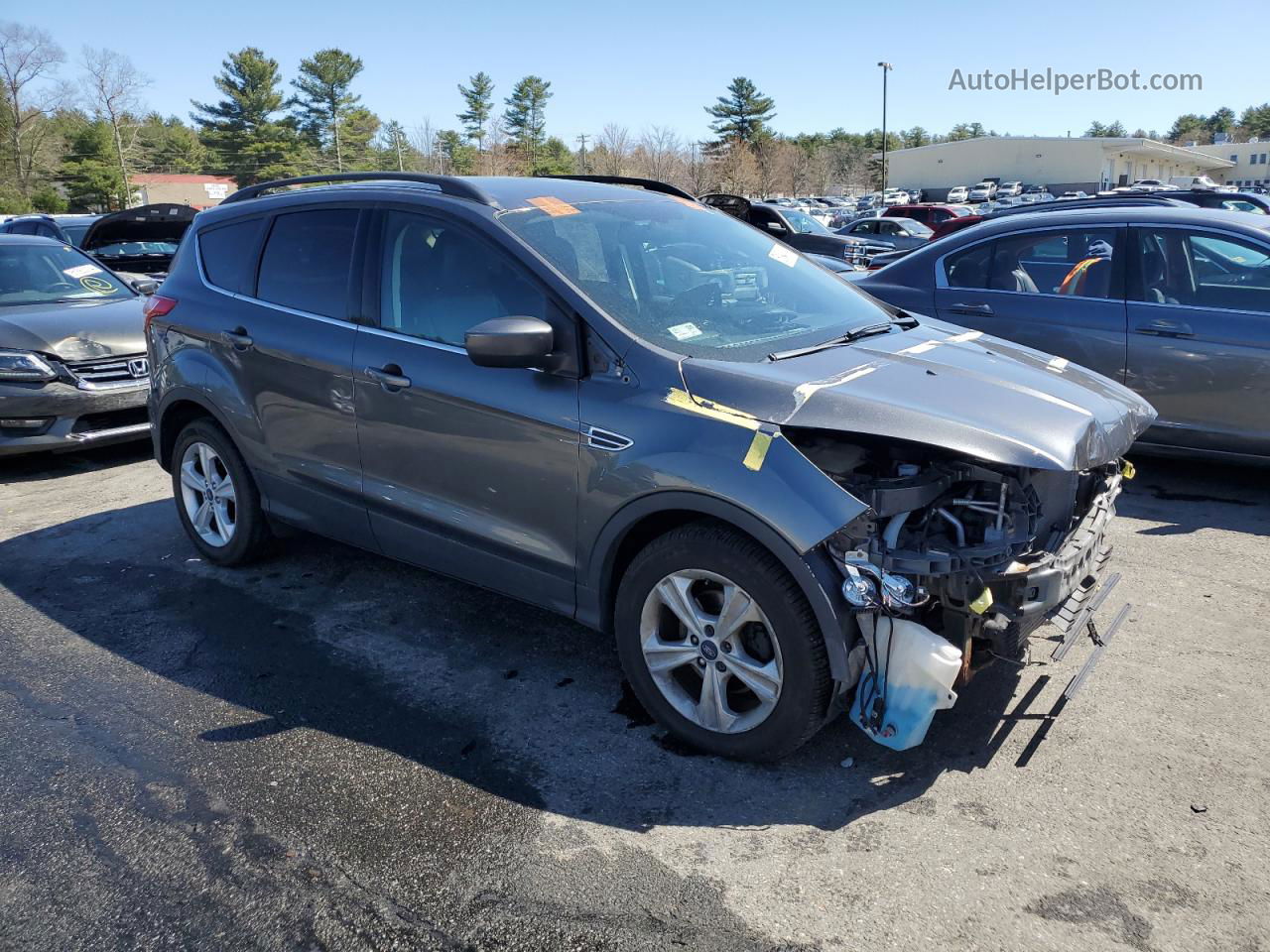 2015 Ford Escape Se Charcoal vin: 1FMCU0GX8FUC65248