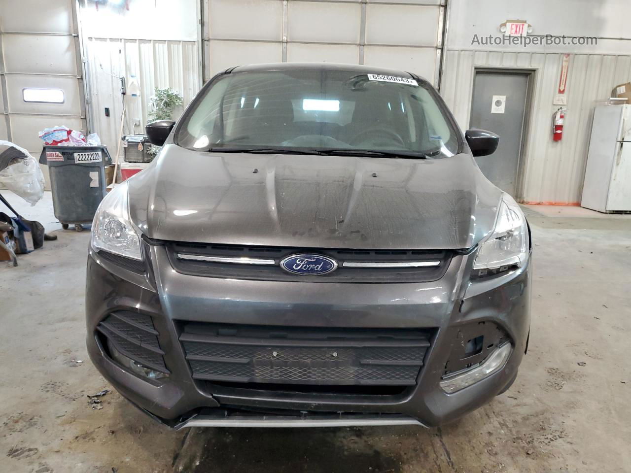 2015 Ford Escape Se Charcoal vin: 1FMCU0GX8FUC88657