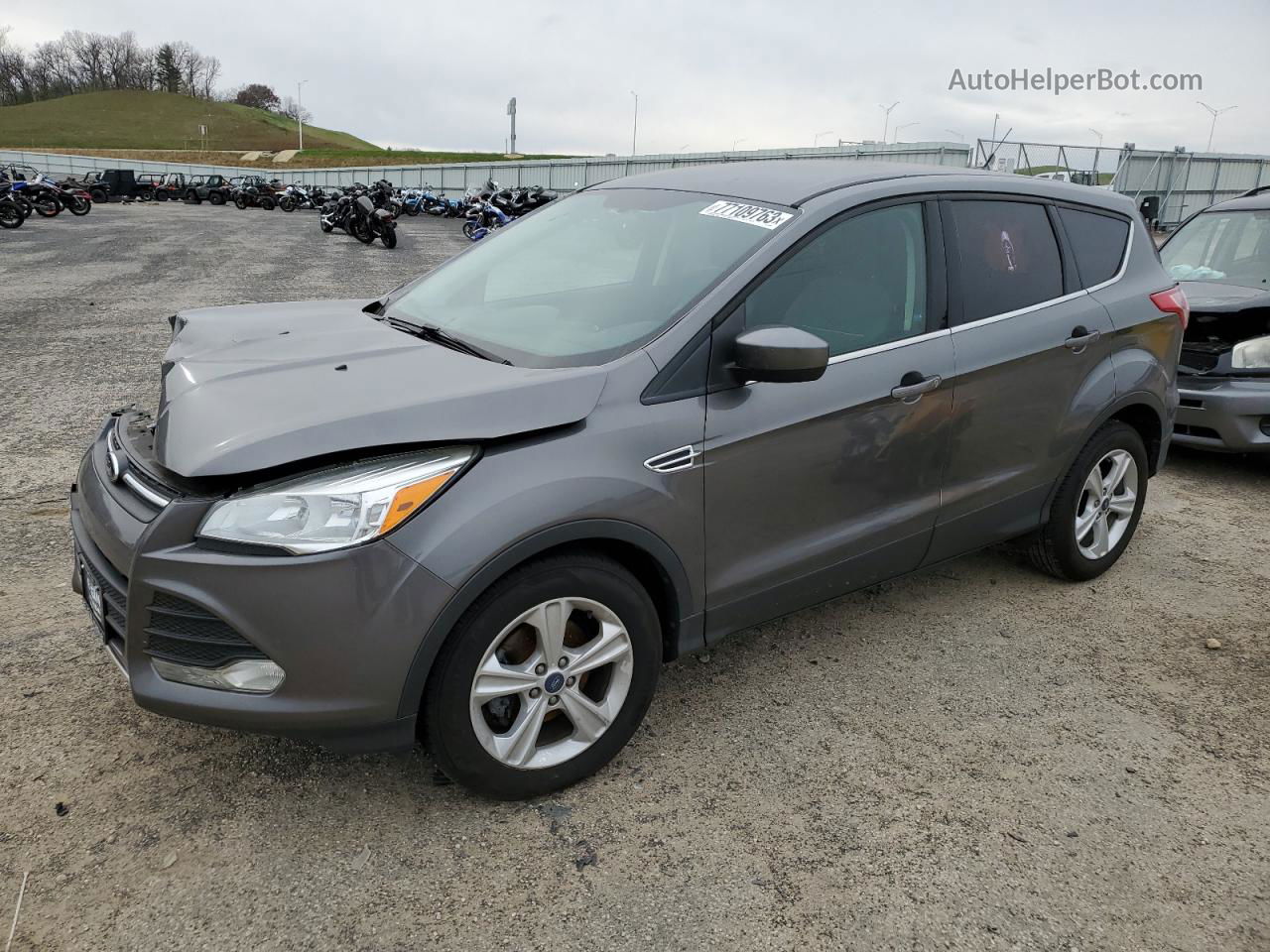 2013 Ford Escape Se Gray vin: 1FMCU0GX9DUA35084