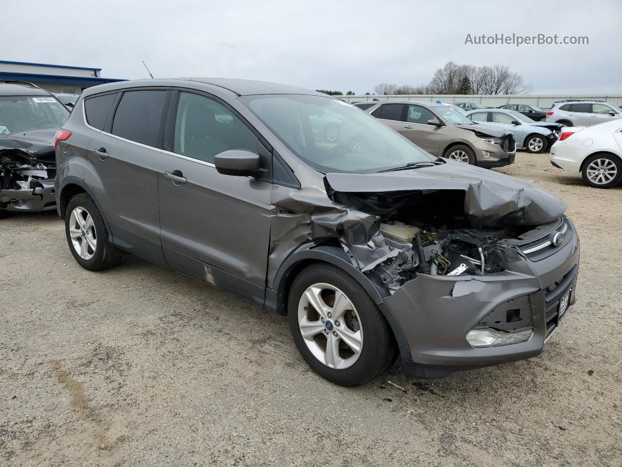 2013 Ford Escape Se Серый vin: 1FMCU0GX9DUA35084