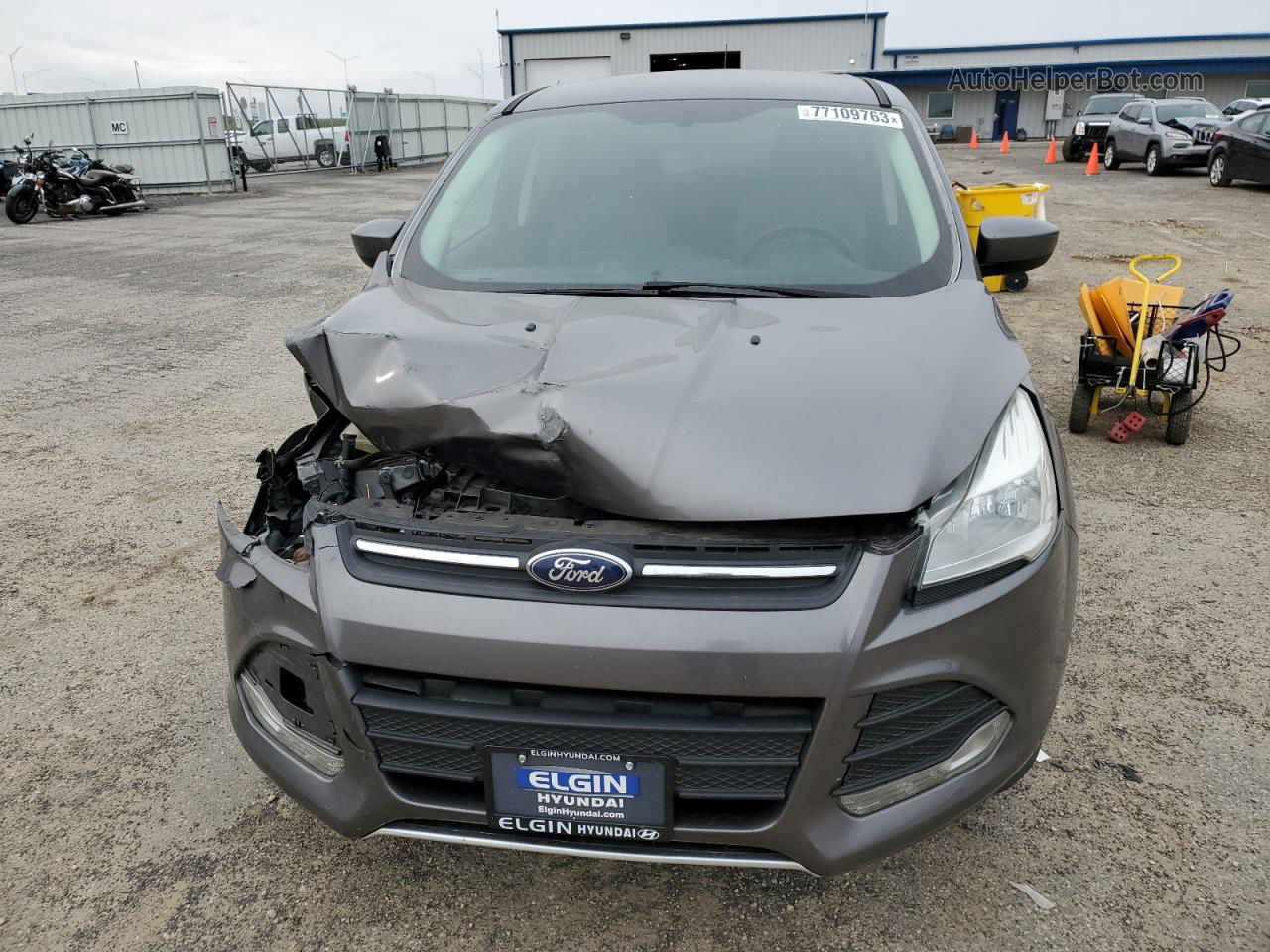 2013 Ford Escape Se Серый vin: 1FMCU0GX9DUA35084