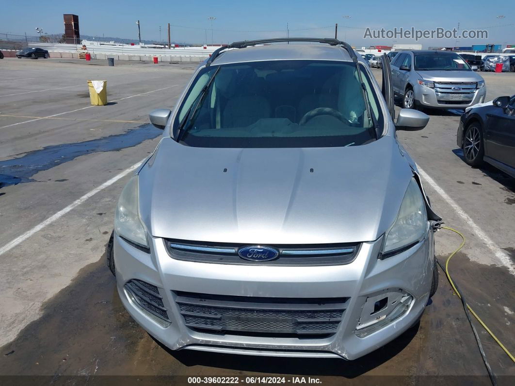 2013 Ford Escape Se Silver vin: 1FMCU0GX9DUB15713