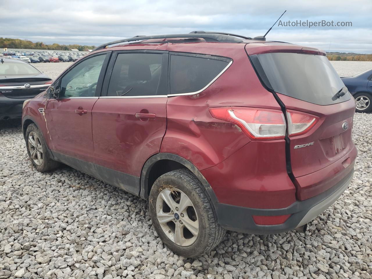 2013 Ford Escape Se Красный vin: 1FMCU0GX9DUB21432