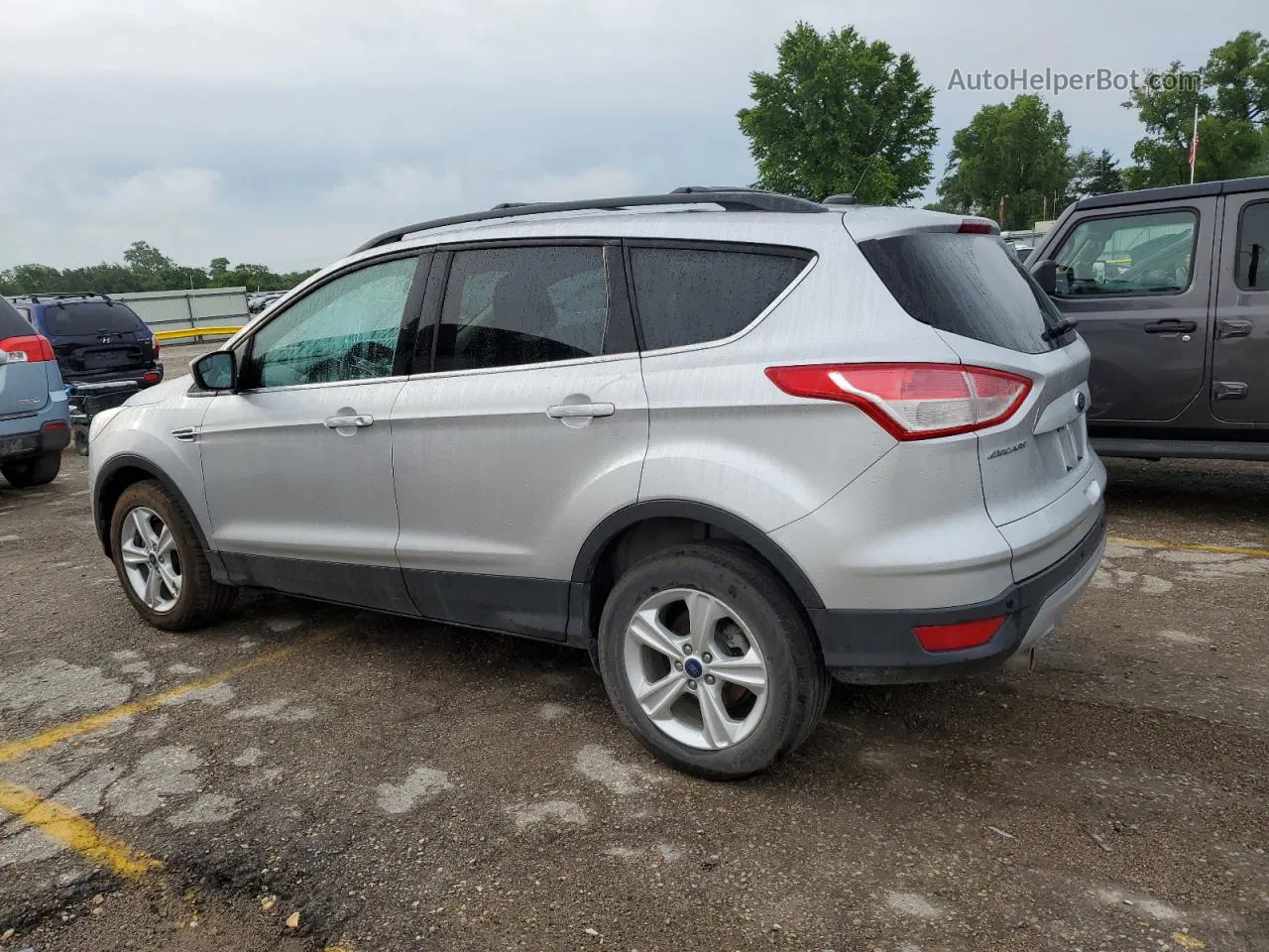 2013 Ford Escape Se Silver vin: 1FMCU0GX9DUB22743