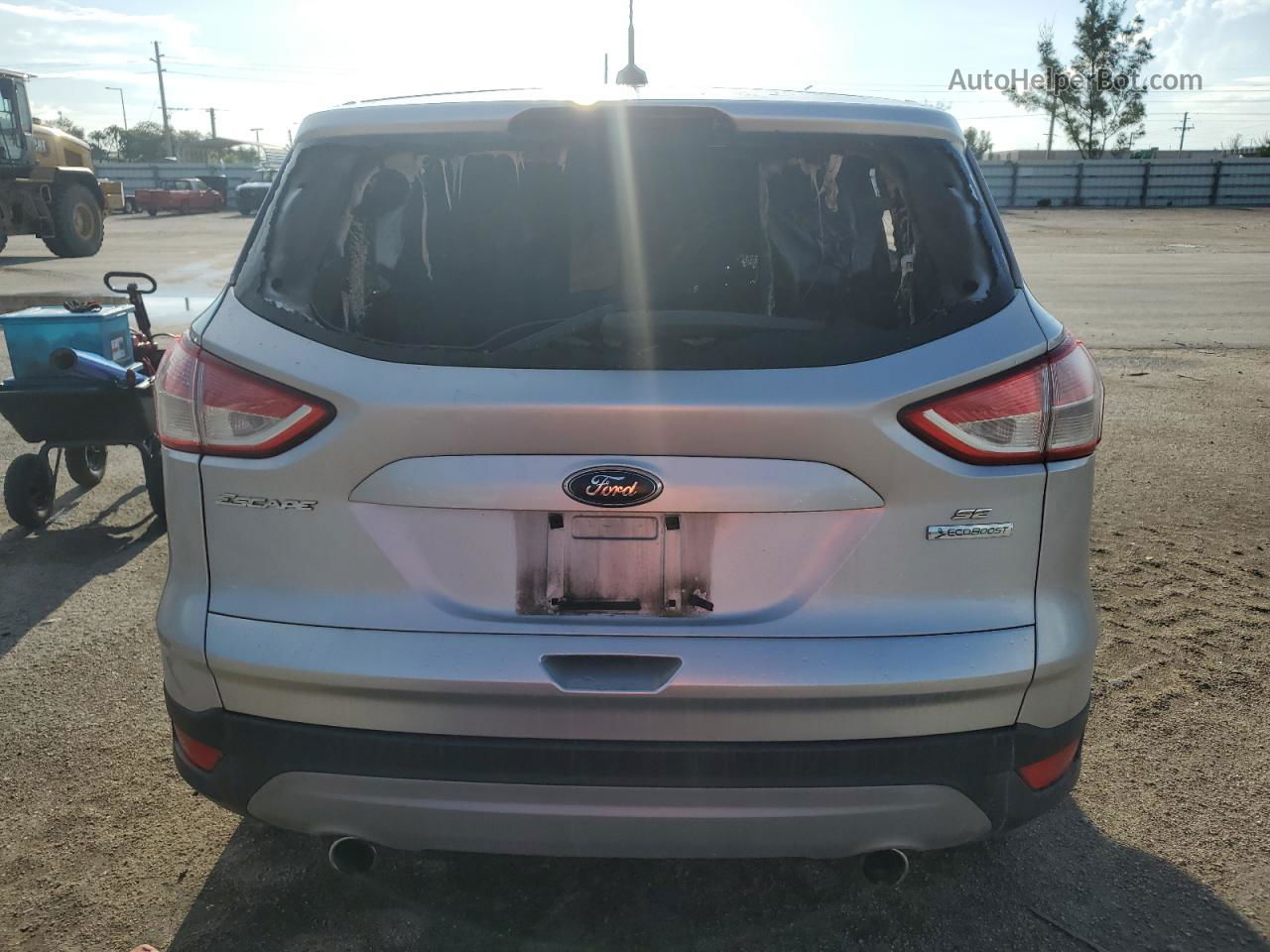 2013 Ford Escape Se Gray vin: 1FMCU0GX9DUB50977