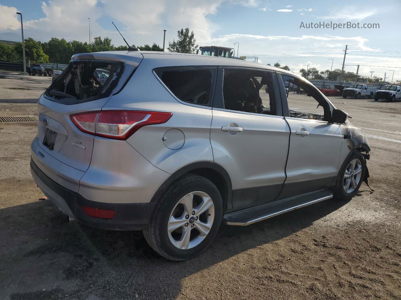 2013 Ford Escape Se Gray vin: 1FMCU0GX9DUB50977