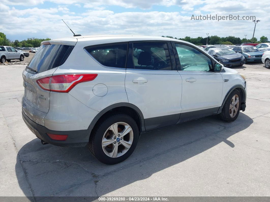 2013 Ford Escape Se White vin: 1FMCU0GX9DUB51207