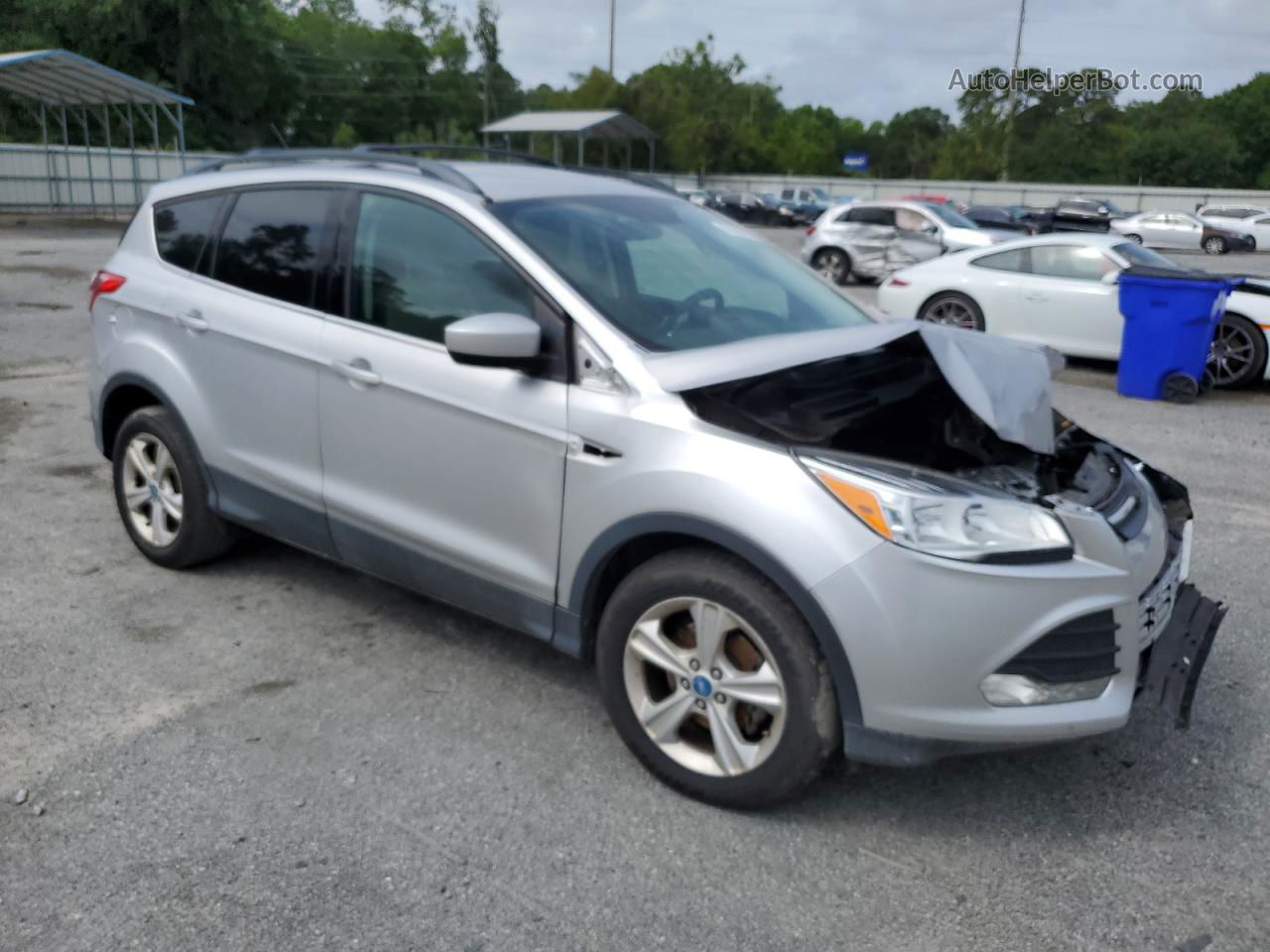 2013 Ford Escape Se Silver vin: 1FMCU0GX9DUB89911