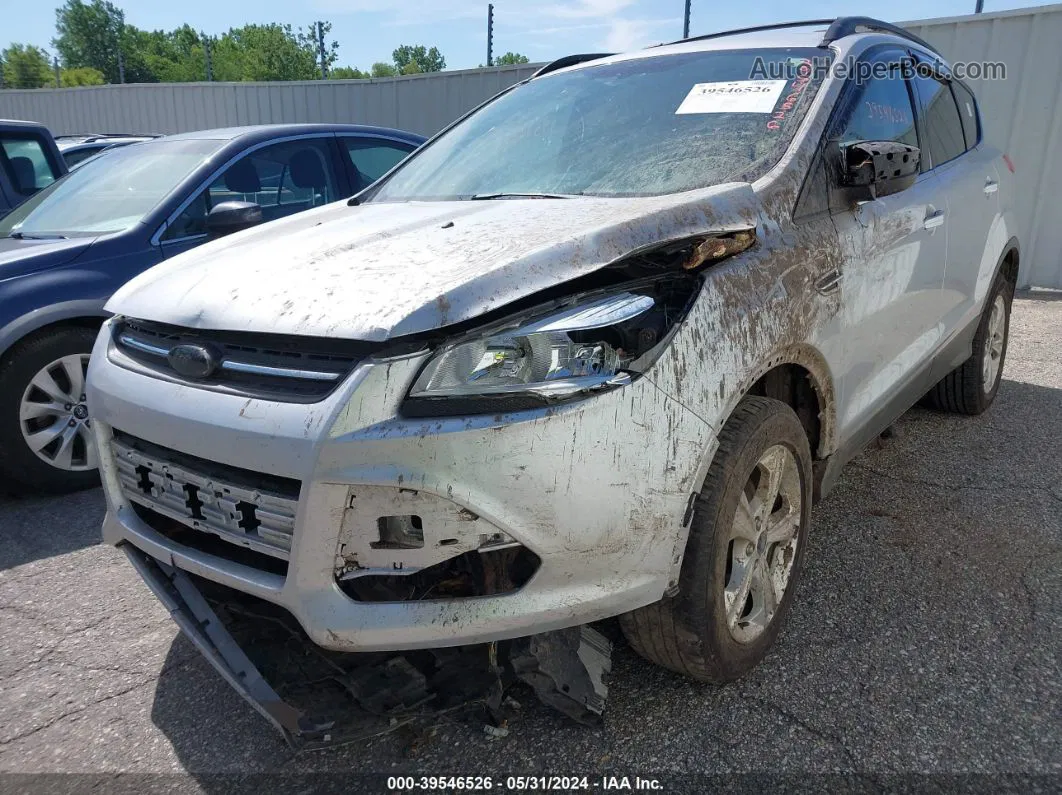 2013 Ford Escape Se Silver vin: 1FMCU0GX9DUC53493