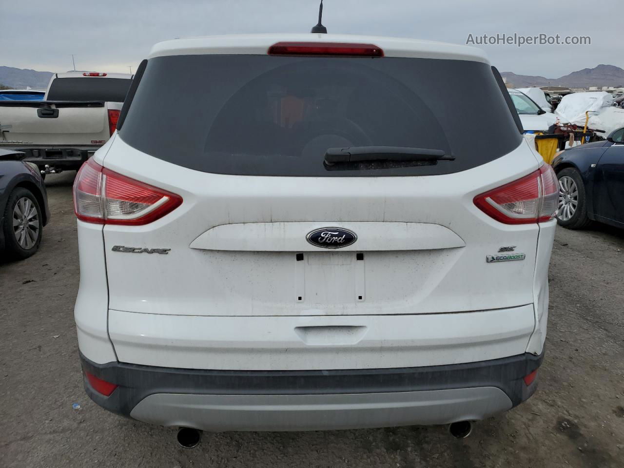 2013 Ford Escape Se Белый vin: 1FMCU0GX9DUD18391