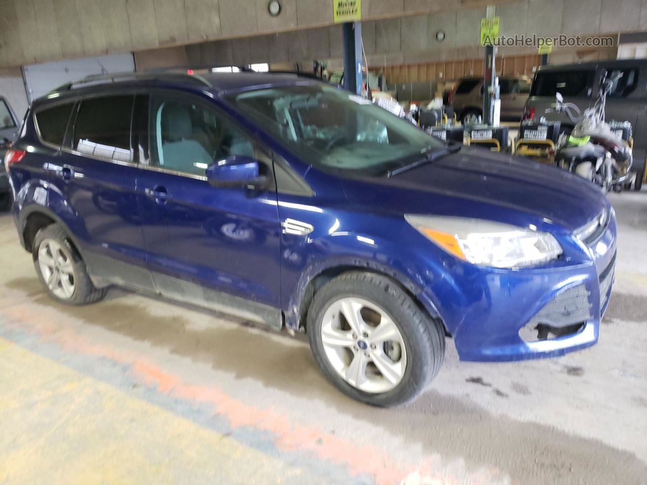 2014 Ford Escape Se Blue vin: 1FMCU0GX9EUA19985