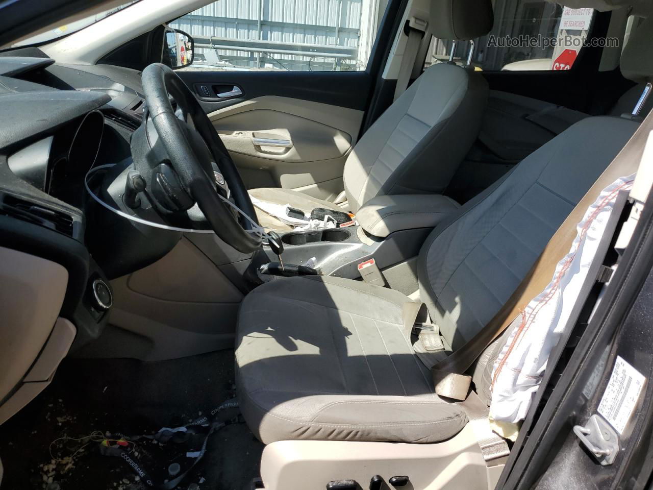 2014 Ford Escape Se Серый vin: 1FMCU0GX9EUA57622