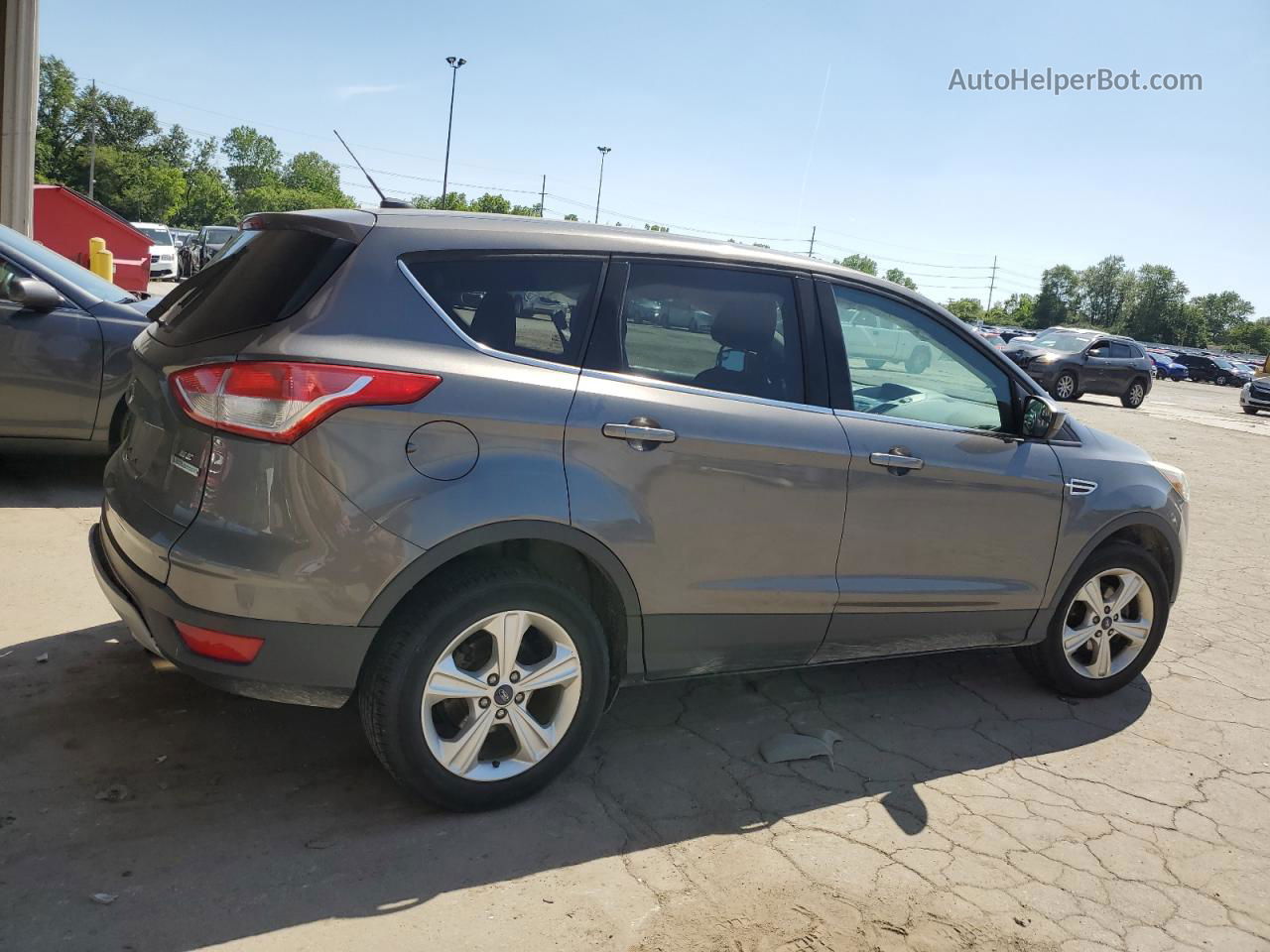 2014 Ford Escape Se Gray vin: 1FMCU0GX9EUA57622