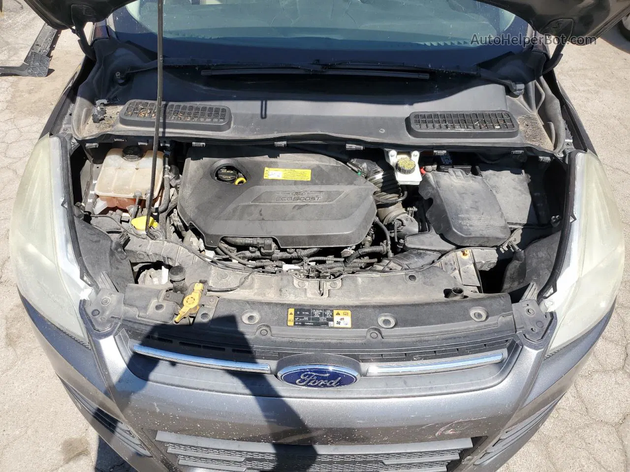 2014 Ford Escape Se Серый vin: 1FMCU0GX9EUA57622