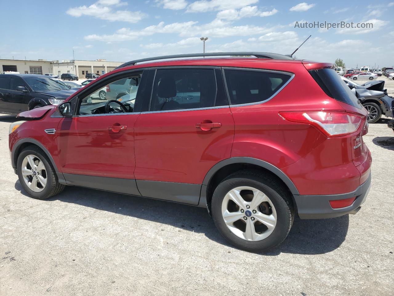 2014 Ford Escape Se Red vin: 1FMCU0GX9EUB94642