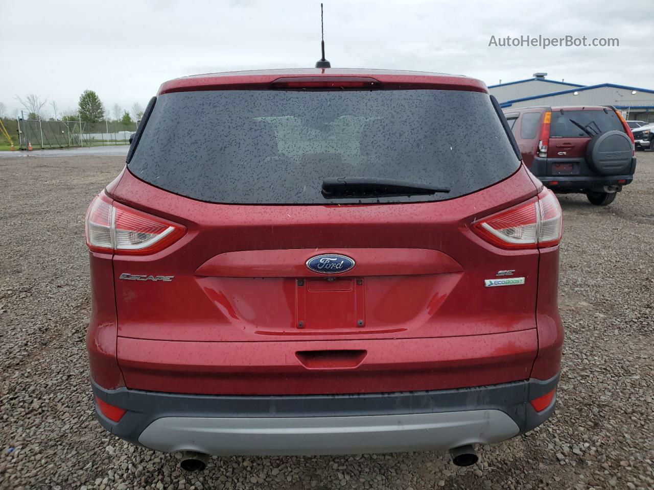 2014 Ford Escape Se Burgundy vin: 1FMCU0GX9EUC99021