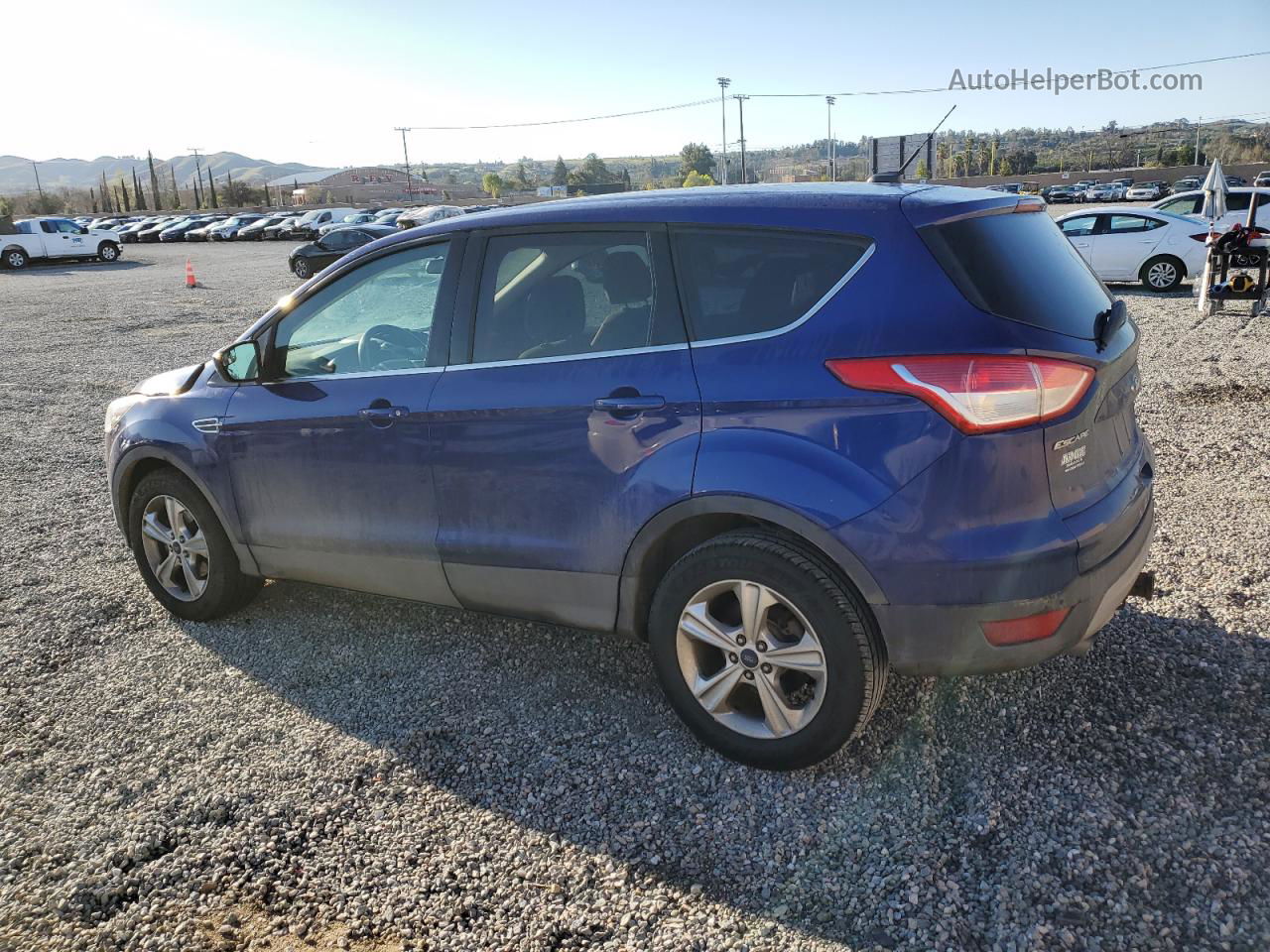 2015 Ford Escape Se Blue vin: 1FMCU0GX9FUA93683