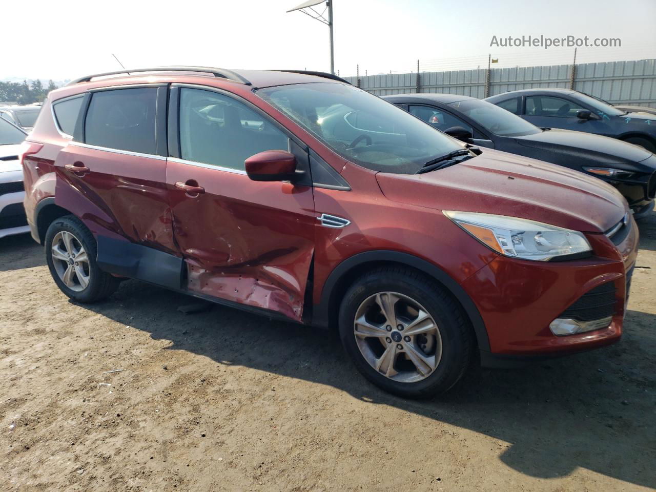 2015 Ford Escape Se Красный vin: 1FMCU0GX9FUB42705