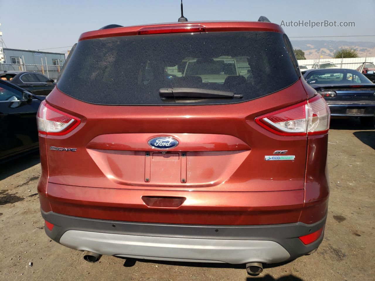 2015 Ford Escape Se Красный vin: 1FMCU0GX9FUB42705