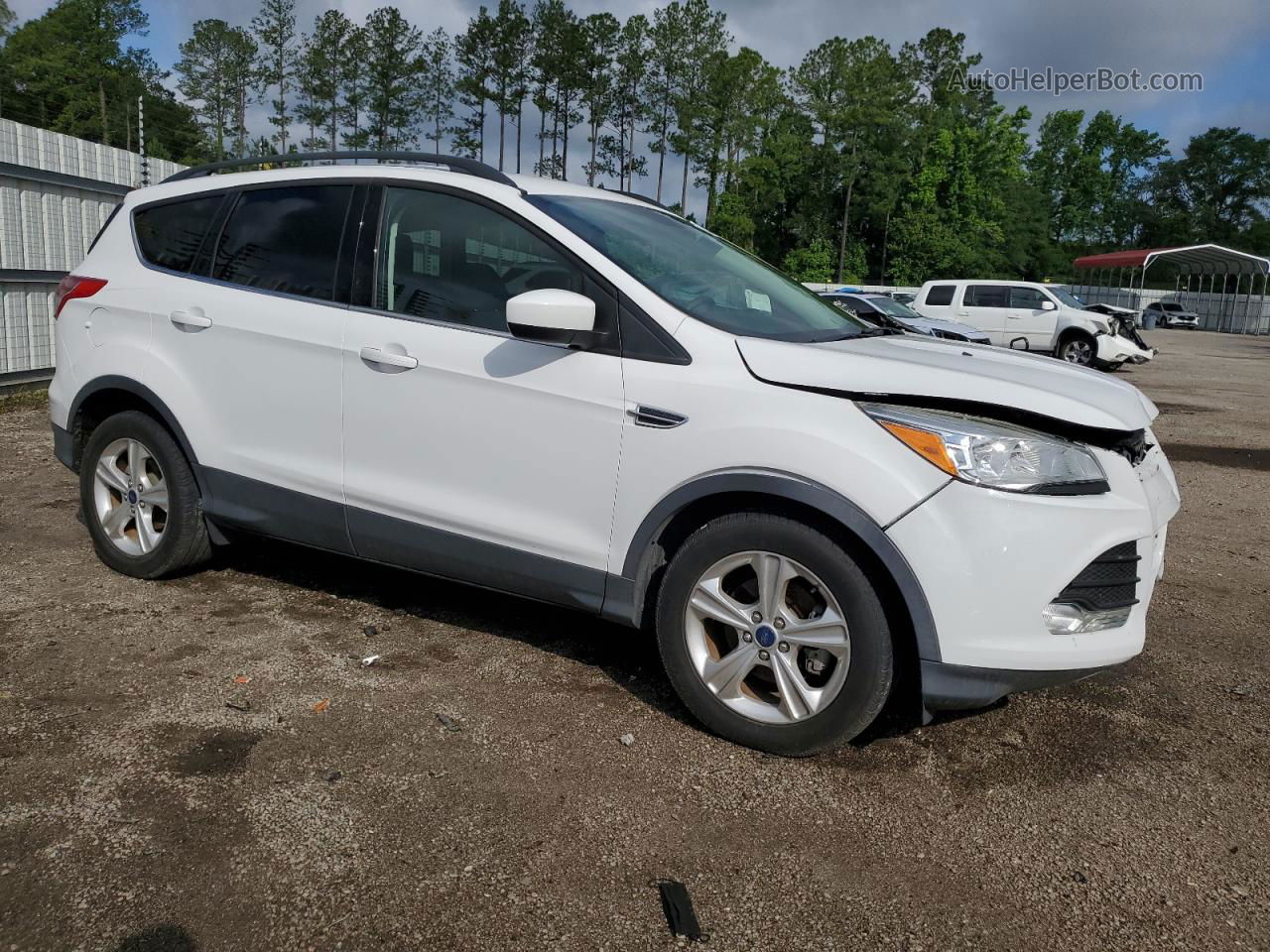 2016 Ford Escape Se White vin: 1FMCU0GX9GUA17463