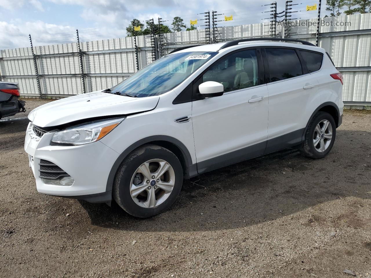 2016 Ford Escape Se White vin: 1FMCU0GX9GUA17463