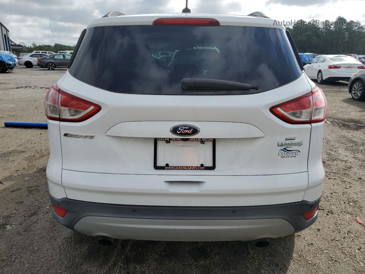 2016 Ford Escape Se Белый vin: 1FMCU0GX9GUA17463