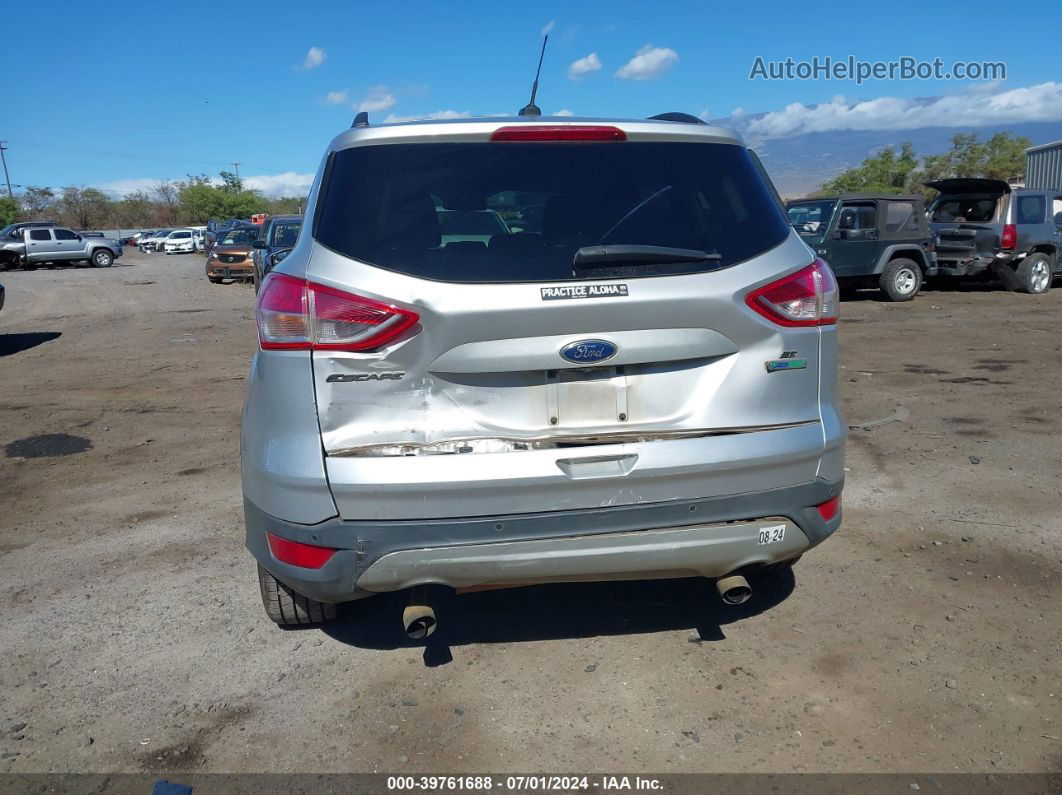 2016 Ford Escape Se Silver vin: 1FMCU0GX9GUA45506