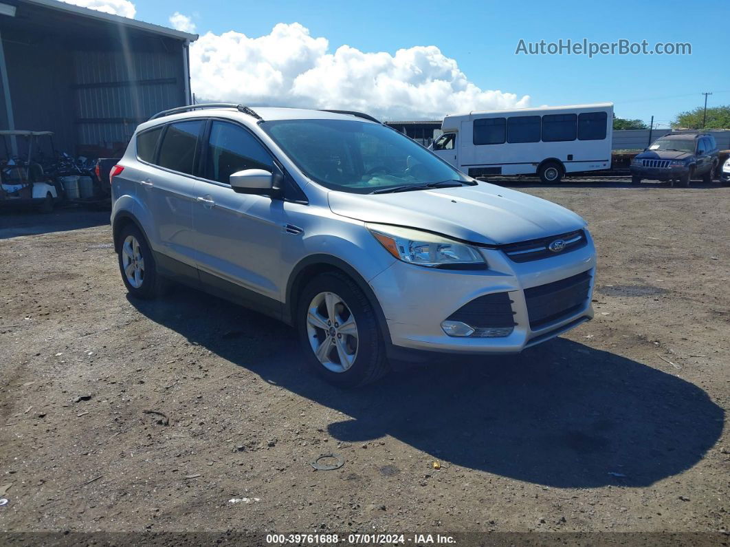 2016 Ford Escape Se Silver vin: 1FMCU0GX9GUA45506