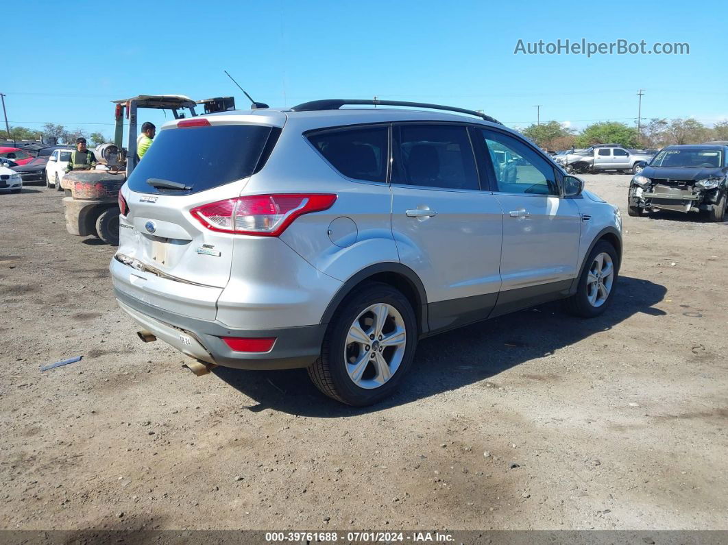 2016 Ford Escape Se Silver vin: 1FMCU0GX9GUA45506