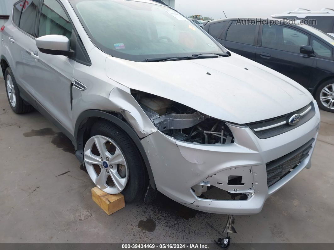 2016 Ford Escape Se Silver vin: 1FMCU0GX9GUB36758