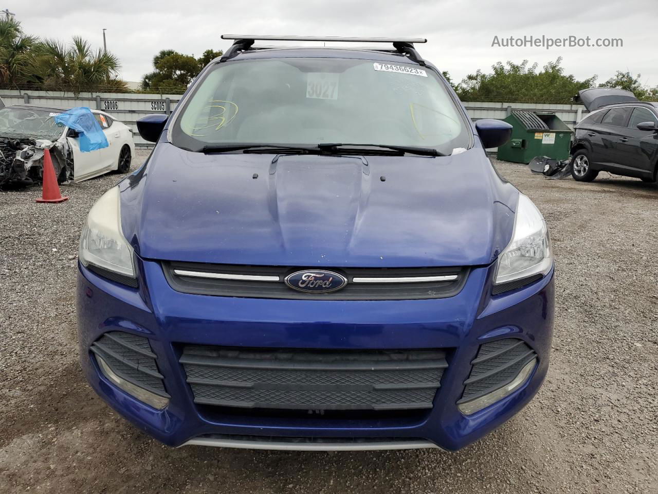 2016 Ford Escape Se Blue vin: 1FMCU0GX9GUC73702