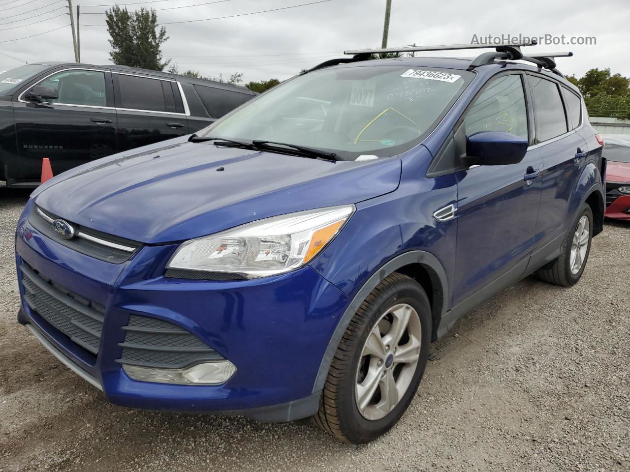 2016 Ford Escape Se Синий vin: 1FMCU0GX9GUC73702