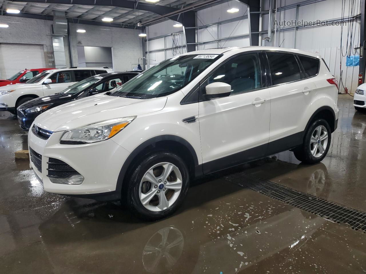 2013 Ford Escape Se White vin: 1FMCU0GXXDUA04703