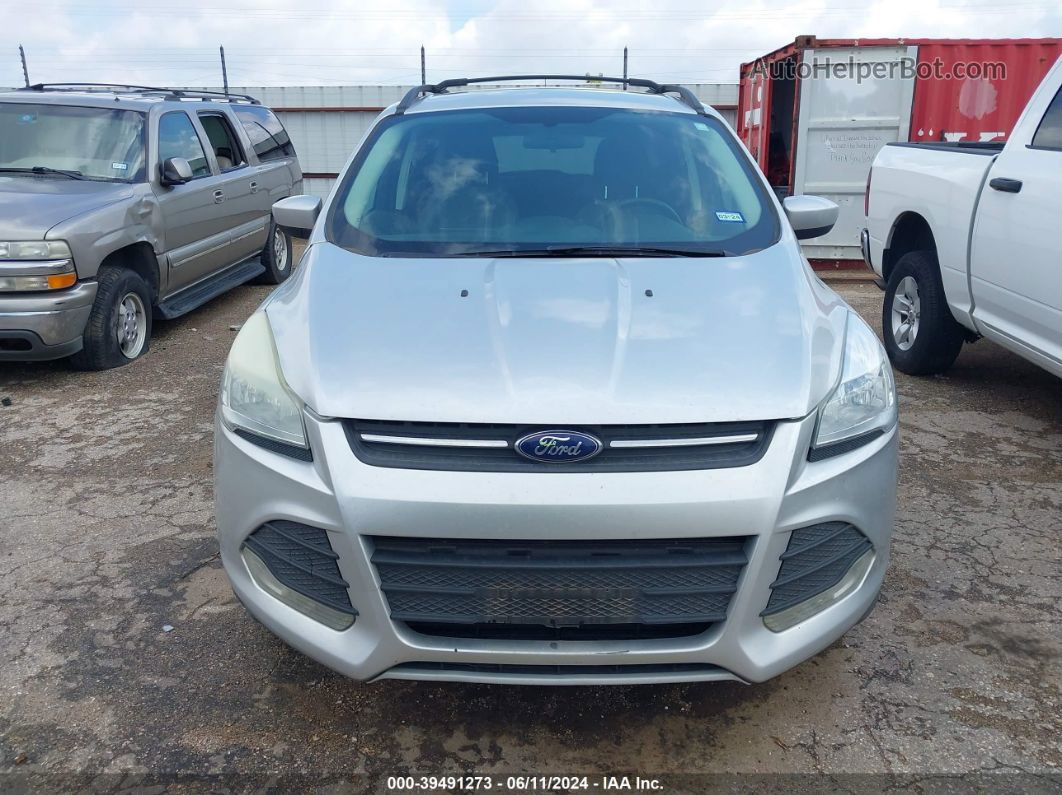 2013 Ford Escape Se Silver vin: 1FMCU0GXXDUA28970