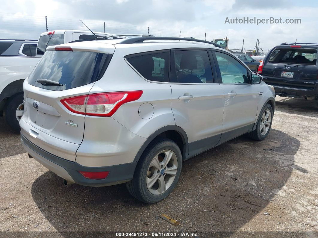 2013 Ford Escape Se Silver vin: 1FMCU0GXXDUA28970