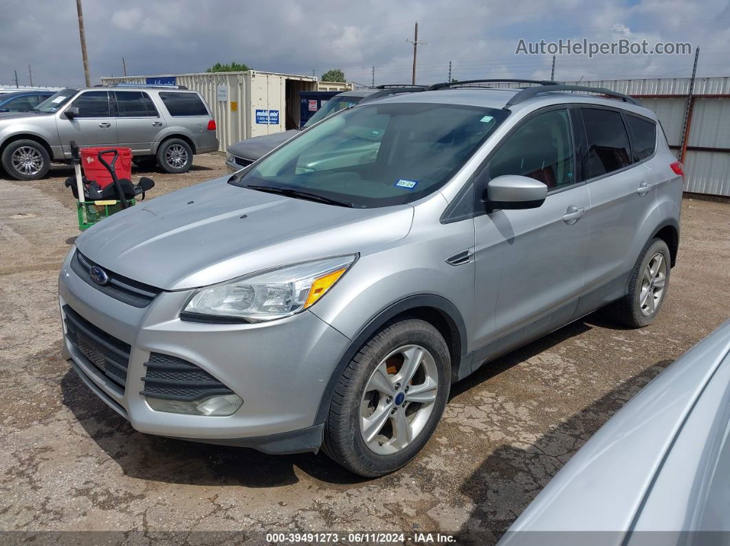 2013 Ford Escape Se Silver vin: 1FMCU0GXXDUA28970