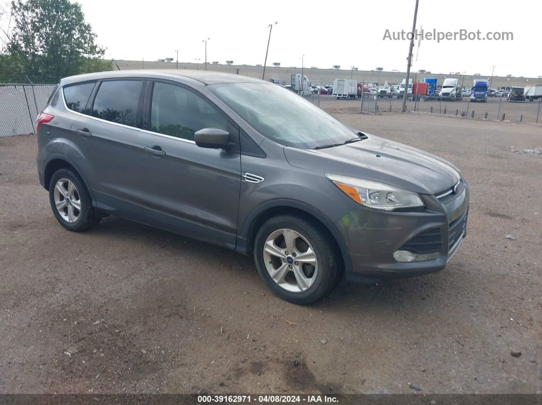 2013 Ford Escape Se Gray vin: 1FMCU0GXXDUA40892