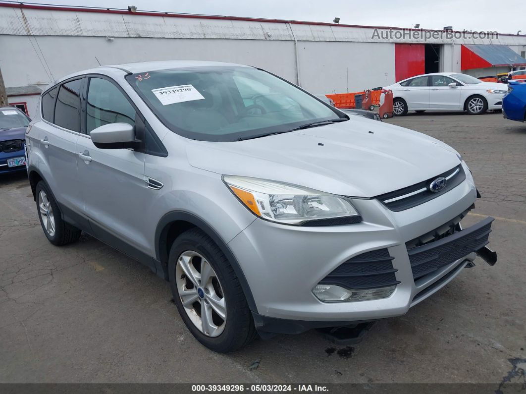 2013 Ford Escape Se Silver vin: 1FMCU0GXXDUC14766