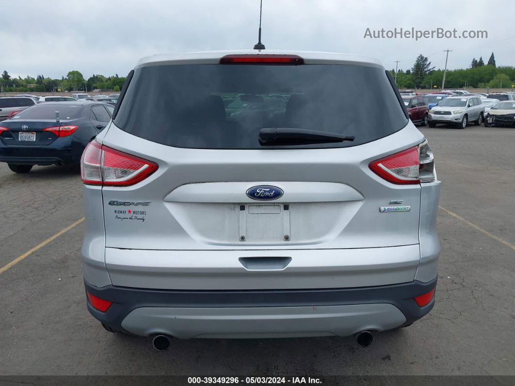 2013 Ford Escape Se Silver vin: 1FMCU0GXXDUC14766