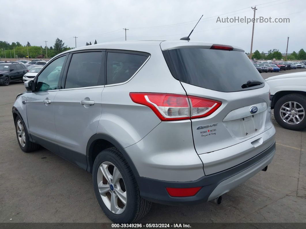 2013 Ford Escape Se Silver vin: 1FMCU0GXXDUC14766