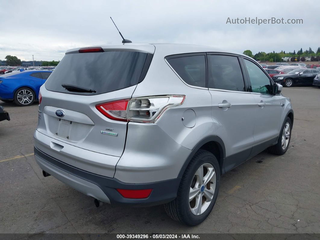 2013 Ford Escape Se Silver vin: 1FMCU0GXXDUC14766