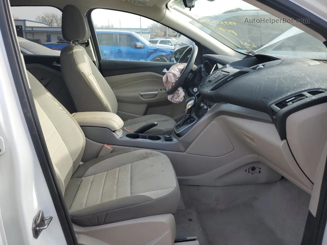 2013 Ford Escape Se Белый vin: 1FMCU0GXXDUC38453