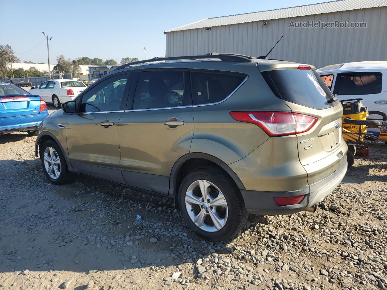 2013 Ford Escape Se Green vin: 1FMCU0GXXDUC88480